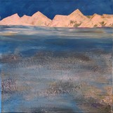 Berge im Pamir, 50 x 50 cm