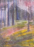 Bunter Wald I, 50 x 70 cm