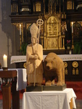 St. Korbinian und der Bär, Linde, 150 cm